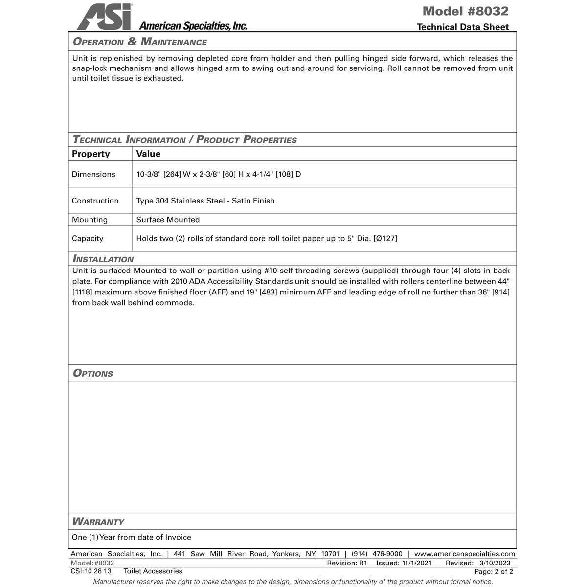 ASI 8032 Commercial Double Toilet Paper Holder, Surface-Mounted, Metal 6 ASI 8032 Commercial Double Toilet Paper Holder, Surface-Mounted, Metal - Image 4