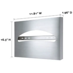 Alpine Toilet Seat Cover Dispenser, Stainless Steel Brushed - ALP483 -Alpine shop ALP483 m3