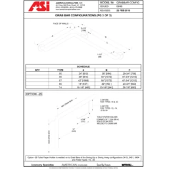 ASI 3501-18 (18 X 1.5) Commercial Grab Bar, 1-1/2" Diameter X 18" Length, Exposed-Mounted, Stainless Steel -Alpine shop ASI 3501 td4 14c5c8d5 652f 4201 a1d8 3175c25ac879