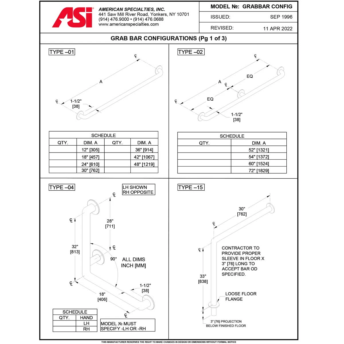 ASI 3801-42-41 Snap Flange (1-1/2" O.D) - Matte Black - Straight Grab Bar, 42” 6 ASI 3801-42-41 Snap Flange (1-1/2" O.D) - Matte Black - Straight Grab Bar, 42” - Image 4