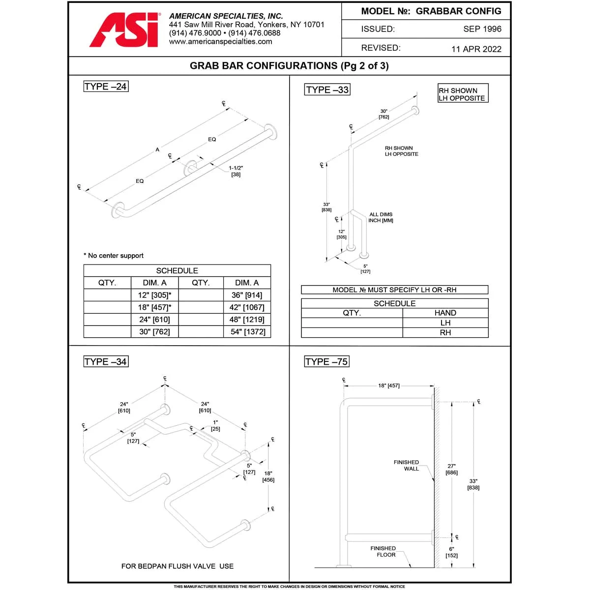 ASI 3801-18-41 Snap Flange (1-1/2" O.D) - Matte Black - Straight Grab Bar, 18” 6 ASI 3801-18-41 Snap Flange (1-1/2" O.D) - Matte Black - Straight Grab Bar, 18” - Image 4