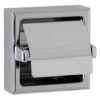 Bobrick B-6699 Commercial Toilet Paper Dispenser W/ Hood, Surface-Mounted, Zamak W/ Chrome Finish 2 - Surface-Mounted Toilet Tissue Dispenser With Hood -Alpine shop B 6699 Zoom