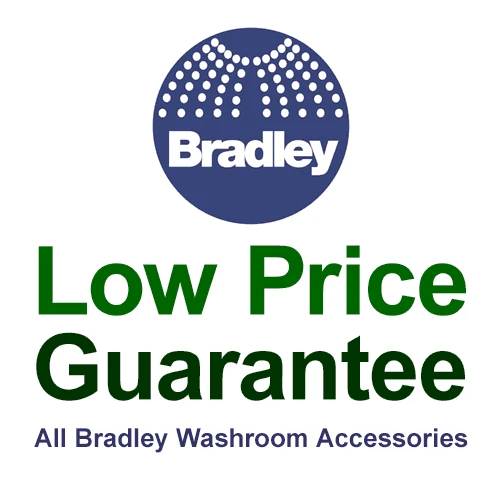 Bradley 522-00 Commercial Double Roll Toilet Paper Dispenser, Surface-Mounted, Metal 4 Bradley 522-00 Commercial Double Roll Toilet Paper Dispenser, Surface-Mounted, Metal - Image 2