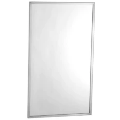 Bobrick B-165-2430 (24 X 30) Channel-Frame Mirror - 24"W X 30"H
