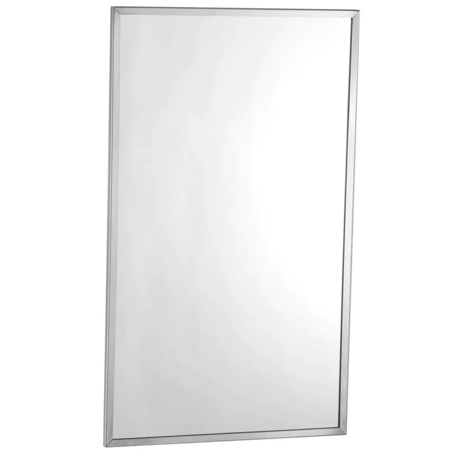 Bobrick B-165-2430 (24 X 30) Channel-Frame Mirror - 24"W X 30"H 3 Bobrick B-165-2430 (24 X 30) Channel-Frame Mirror - 24"W X 30"H