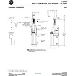 Bradley - 6-3700-RFM-BR - Touchless Counter Mounted Sensor Soap Dispenser, Brushed Brass, Zen Series 22 Bradley - 6-3700-RFM-BR - Touchless Counter Mounted Sensor Soap Dispenser, Brushed Brass, Zen Series -Alpine shop Bradley Soap Zen 6 3700 TD 4 7227d1bf 985f 4644 bbe0 f114d4be52aa