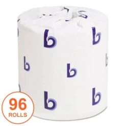 Boardwalk Two-Ply Toilet Paper, Septic Safe, White, 4.5 X 3.75, 500 Sheets/Roll, 96 Rolls/Carton - BWK6150