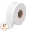 Boardwalk Jrt Bath Tissue, Jumbo, Septic Safe, 2-Ply, White, 3.5" X 1000 Ft, 12 Rolls/Carton - BWK6100 -Alpine shop C1954344 main 1