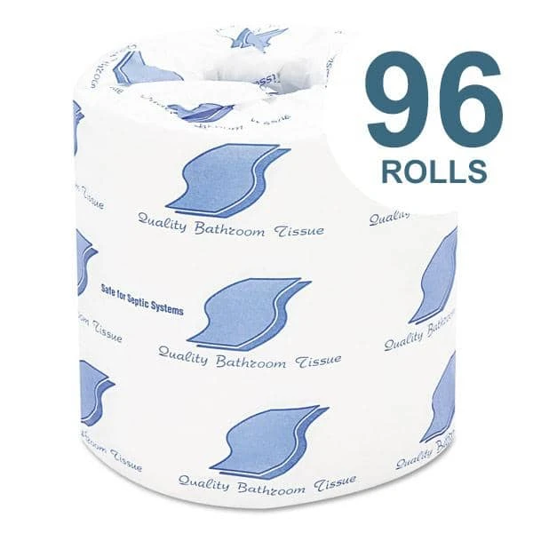 GEN Bath Tissue, Septic Safe, 2-Ply, White, 420 Sheets/Roll, 96 Rolls/Carton - GEN800 4 GEN Bath Tissue, Septic Safe, 2-Ply, White, 420 Sheets/Roll, 96 Rolls/Carton - GEN800 - Image 2