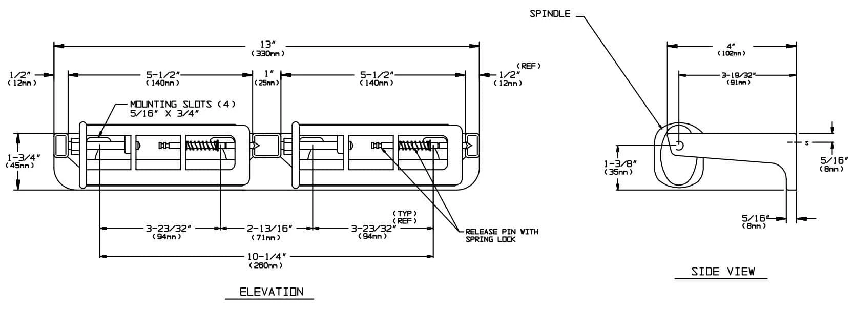 ASI 0264-1 Commercial Double Roll Toilet Paper Dispenser, Surface-Mounted, Metal 6 ASI 0264-1 Commercial Double Roll Toilet Paper Dispenser, Surface-Mounted, Metal - Image 4