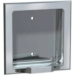 ASI 7404-S Commercial Bar Soap Dish, Recessed-Mounted, Stainless Steel W/ Satin Finish