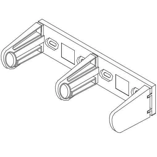 ASI 8032 Commercial Double Toilet Paper Holder, Surface-Mounted, Metal 7 ASI 8032 Commercial Double Toilet Paper Holder, Surface-Mounted, Metal - Image 5