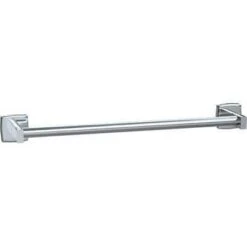ASI 7355-18B Towel Bar, 18" Length, Surface-Mounted, Round, Stainless Steel W/ Bright-Polished Finish