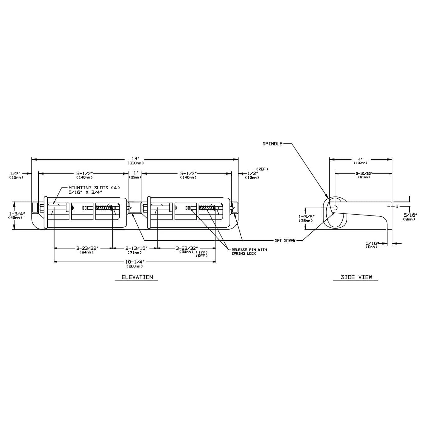 ASI 0264-12 Commercial Double Roll Toilet Paper Dispenser W/ Theft Resistant Spindle, Surface-Mounted, Metal 6 ASI 0264-12 Commercial Double Roll Toilet Paper Dispenser W/ Theft Resistant Spindle, Surface-Mounted, Metal - Image 4