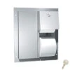 ASI 0032 Commercial Toilet Paper Dispenser, Partition-Mounted, Stainless Steel W/ Satin Finish -Alpine shop C1967776 key