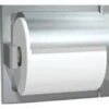 ASI 7402-HS-W Commercial Toilet Paper Dispenser W/ Hood, Recessed-Mounted, Stainless Steel W/ Satin Finish -Alpine shop C1967803 main 1
