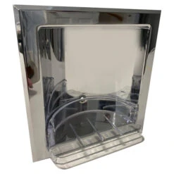 ASI 0404-DZ, Heavy-Duty Soap Dish, Recessed Surface-Mounted, Chrome Plated Zamak