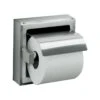 ASI 7402-HSSM Commercial Toilet Paper Dispenser W/ Hood, Surface-Mounted, Stainless Steel W/ Satin Finish