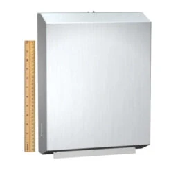 ASI 0210 Commercial Paper Towel Dispenser, Surface-Mounted, Stainless Steel -Alpine shop C1968040 main ruler