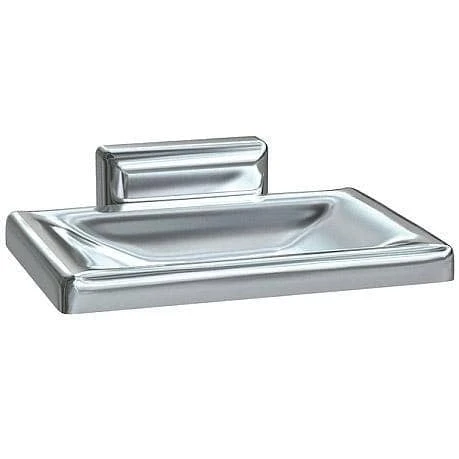 ASI 0720-Z, Soap Dish W/Drain Holes, Surface-Mounted, Chrome Plated Zamak 3 ASI 0720-Z, Soap Dish W/Drain Holes, Surface-Mounted, Chrome Plated Zamak