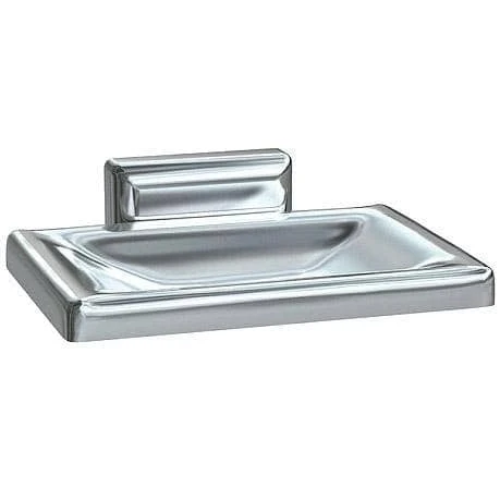 ASI 0721-Z Soap Dish, Surface-Mounted, Chrome Plated Zamak 3 ASI 0721-Z Soap Dish, Surface-Mounted, Chrome Plated Zamak