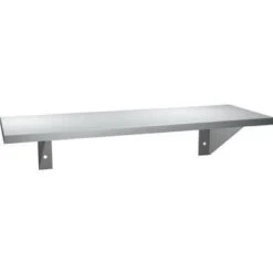 ASI 0692-612 Commercial Restroom Shelf, 5" D X 30" L, Stainless Steel W/ Satin Finish