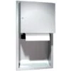 ASI 045224A Automatic Commercial Paper Towel Dispenser, Recessed-Mounted, Stainless Steel