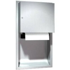 ASI 045224A Automatic Commercial Paper Towel Dispenser, Recessed-Mounted, Stainless Steel