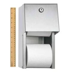 ASI 0030 Commercial Toilet Paper Dispenser, Surface-Mounted, Stainless Steel W/ Satin Finish -Alpine shop C1968109 main b6