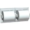 ASI 74022-BD Toilet Tissue Holder - Double - Bright Stainless Steel - Dry Wall (ASI 39 Dry Wall Clamp & ASI R-009 Theft Resistant Spindles Not Included - Please Order Separately As Needed)