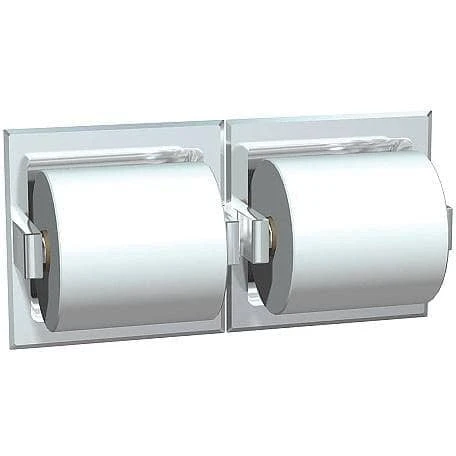 ASI 74022-BD Toilet Tissue Holder - Double - Bright Stainless Steel - Dry Wall (ASI 39 Dry Wall Clamp & ASI R-009 Theft Resistant Spindles Not Included - Please Order Separately As Needed) 3 ASI 74022-BD Toilet Tissue Holder - Double - Bright Stainless Steel - Dry Wall (ASI 39 Dry Wall Clamp & ASI R-009 Theft Resistant Spindles Not Included - Please Order Separately As Needed)