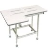 ASI 8202 L-Shaped Four-Leg Fold-Up Shower Seat, 33-1/2" W X 21" D, Phenolic -Alpine shop C1968141 main 1