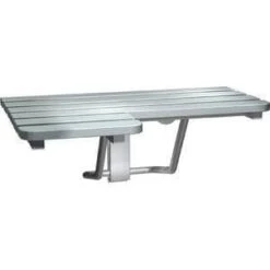 ASI 8208-R Right Handed Commercial Folding Shower Seat, 33" W X 22-7/8" D, Stainless Steel