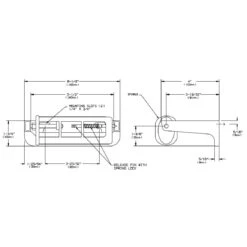 ASI 0263-1A Commercial Toilet Paper Dispenser, Surface-Mounted, Aluminum W/ Satin Finish -Alpine shop C1968259 main TD