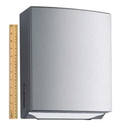 Bobrick B-4262 Commercial Paper Towel Dispenser, Surface-Mounted, Stainless Steel -Alpine shop C1968441 ruler