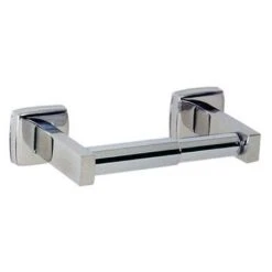 Bobrick B-76857 Commercial Toilet Paper Dispenser, Surface-Mounted, Stainless Steel W/ Satin Finish