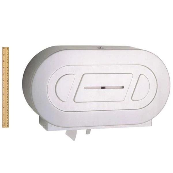 Bobrick B-2892 Commercial Toilet Paper Dispenser, Surface-Mounted, Stainless Steel W/ Satin Finish 4 Bobrick B-2892 Commercial Toilet Paper Dispenser, Surface-Mounted, Stainless Steel W/ Satin Finish - Image 3
