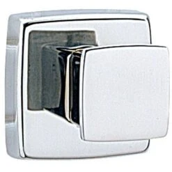 Bobrick B-6717 Commercial Single Robe & Coat Hook, Stainless Steel W/ Satin Finish
