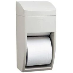 Bobrick B-5288 Commercial Toilet Paper Dispenser, Surface-Mounted, Plastic