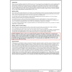 Bobrick B-5191 Barrier Free Commercial Shower Seat, 500 Lb Load Capacity, Phenolic -Alpine shop C1968597 td2