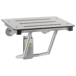 Bobrick B-5191 Barrier Free Commercial Shower Seat, 500 Lb Load Capacity, Phenolic
