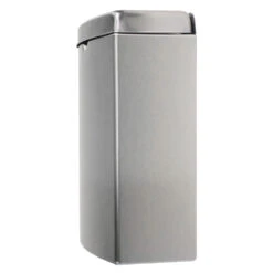 Bobrick B-270 Commercial Restroom Sanitary Napkin/Tampon Disposal, Surface-Mounted, Stainless Steel -Alpine shop C1968624 main b4