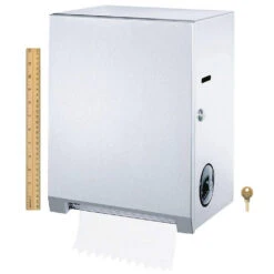 Bobrick B-2860 Commercial Paper Towel Dispenser, Surface-Mounted, Stainless Steel -Alpine shop C1968629 m3 ruler