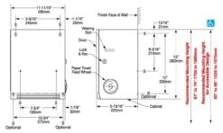 Bobrick B-2860 Commercial Paper Towel Dispenser, Surface-Mounted, Stainless Steel -Alpine shop C1968629 main TD