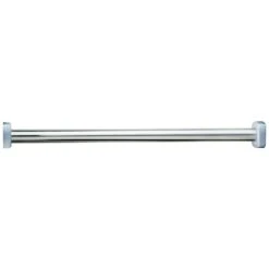 Bobrick B-6047x60 Heavy-Duty Shower Curtain Rod, 60"Length, Stainless Steel