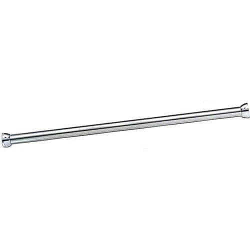 Bobrick B-207x48 Commercial Restroom Shower Curtain Rod, 48" Length, Stainless Steel 3 Bobrick B-207x48 Commercial Restroom Shower Curtain Rod, 48" Length, Stainless Steel