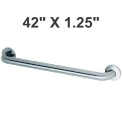 Bobrick B-5806.99x42 (42 X 1.25) Commercial Grab Bar, 1-1/4" Diameter X 42" Length, Concealed-Mounted, Stainless Steel