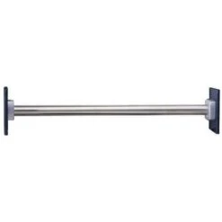 Bobrick B-6047x72 Heavy-Duty Shower Curtain Rod, 72" Length, Stainless Steel