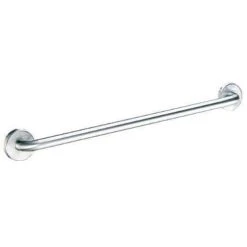 Bobrick B-530x24 Extra-Heavy-Duty Towel Bar, 1" Diameter X 24" Length, Stainless Steel