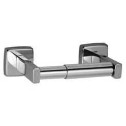 Bobrick B-6857 Commercial Toilet Paper Dispenser, Surface-Mounted, Stainless Steel W/ Satin Finish -Alpine shop C1968780 main 1